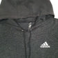 Mens Black Adidas  Hoodie Jumper