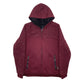 Womens Burgundy NXT/GEN Fleece Lined Full Zip Jumper