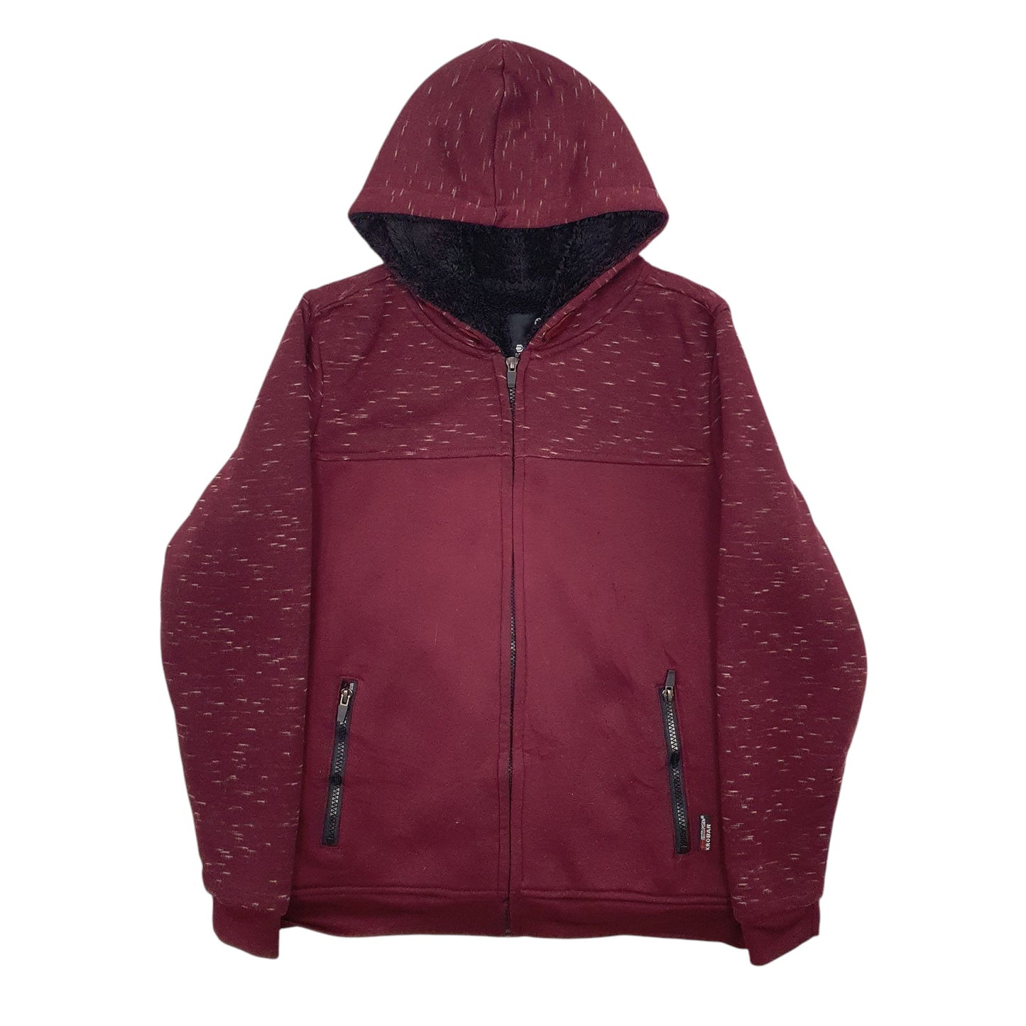 Womens Burgundy NXT/GEN Fleece Lined Full Zip Jumper