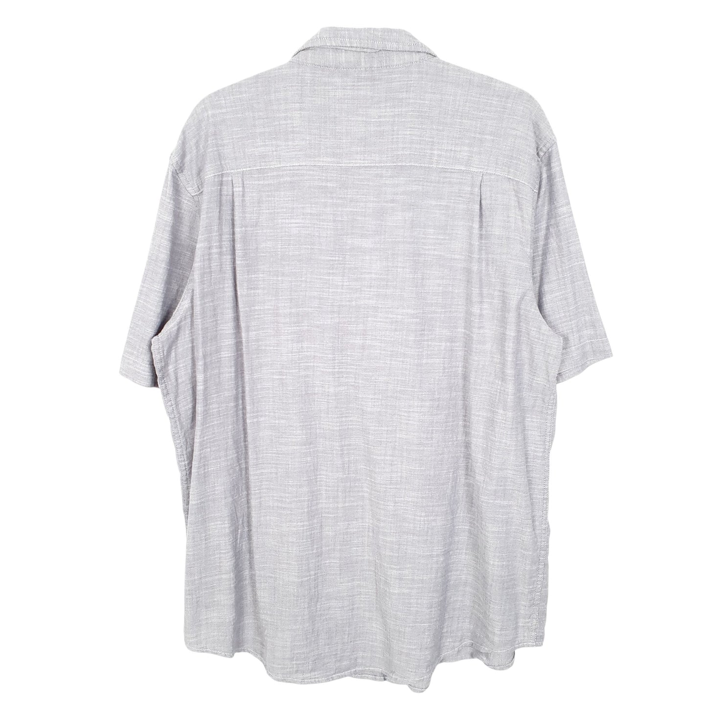 Mens Grey George  Short Sleeve Shirt