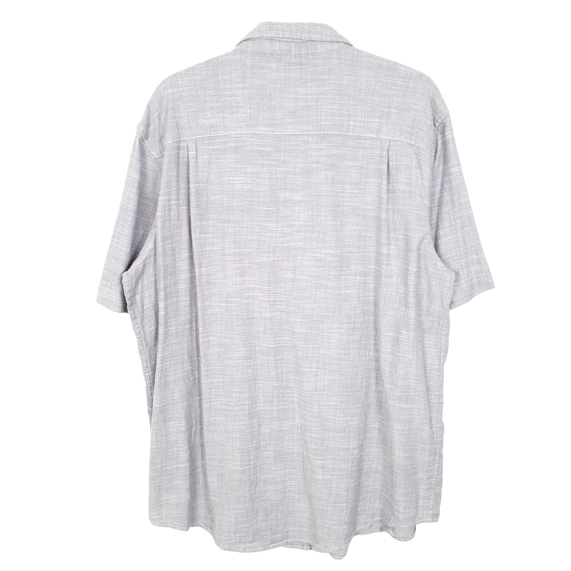 Mens Grey George  Short Sleeve Shirt