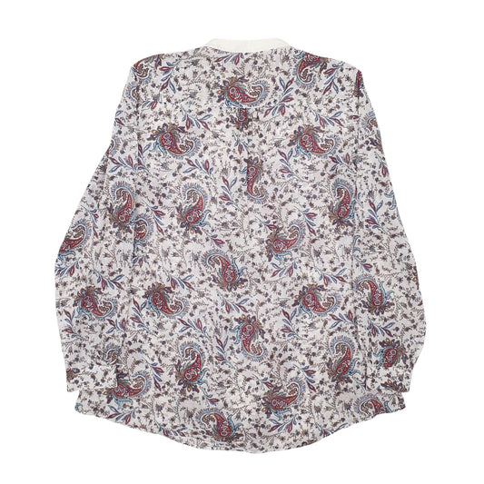 Womens White Celtic Clothing Lightweight Blouse Long Sleeve T Shirt