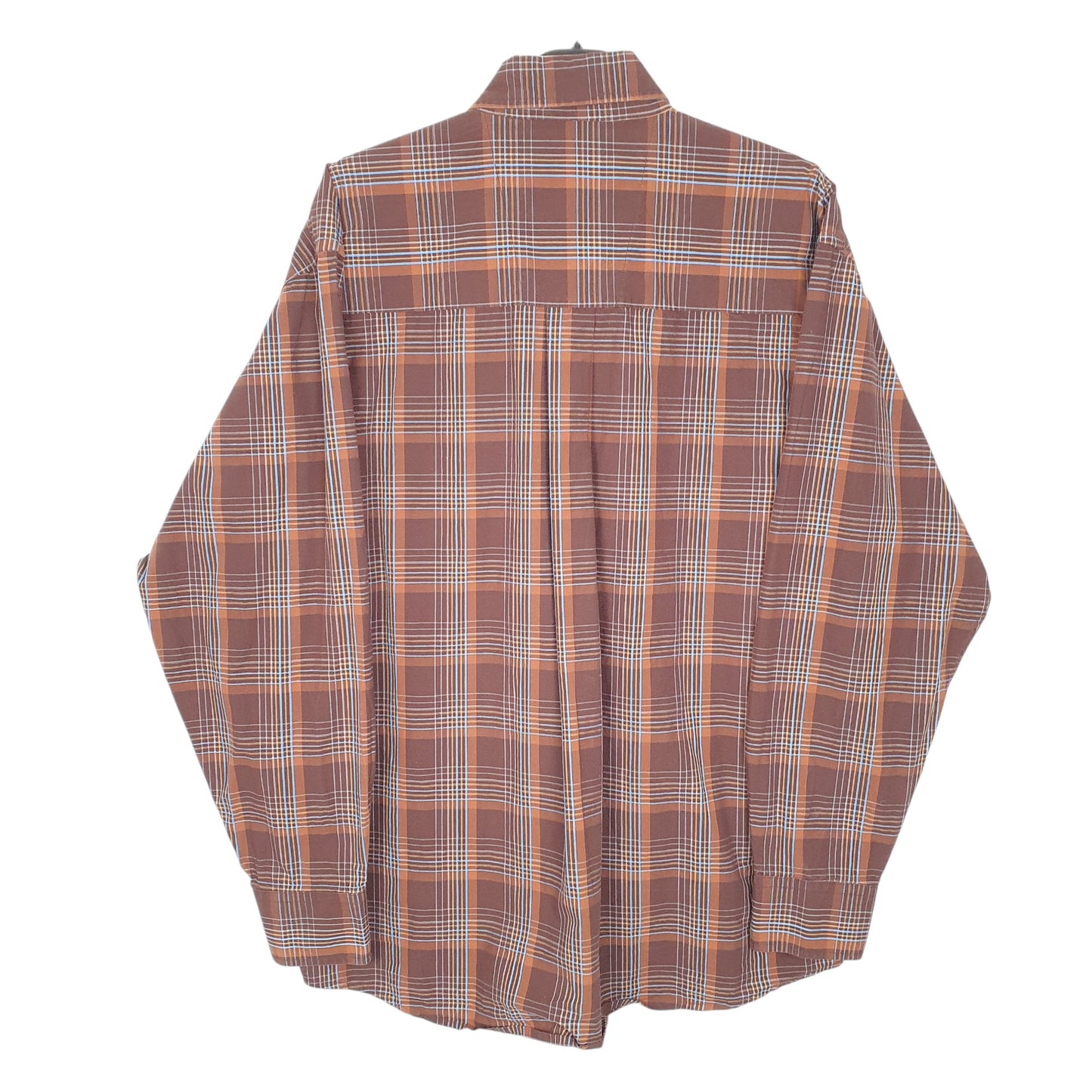 Mens Brown Wrangler Cowboy Collection Long Sleeve Shirt