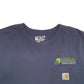 Mens Navy Carhartt  Short Sleeve T Shirt