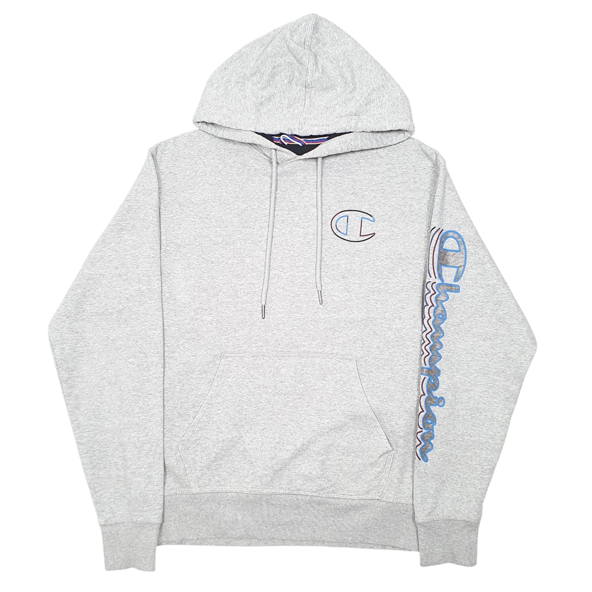 Mens Grey Champion  Hoodie Jumper