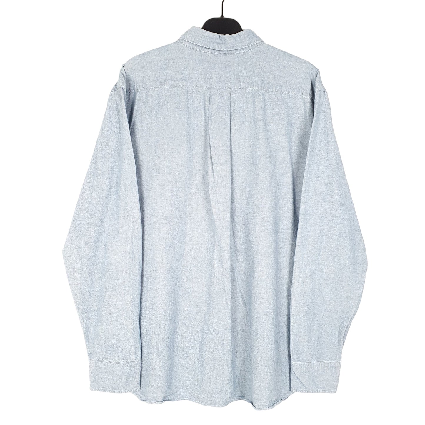 Mens Blue Levis Chambray Oxford Long Sleeve Shirt