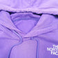Mens Purple The North Face Spellout Hoodie Jumper