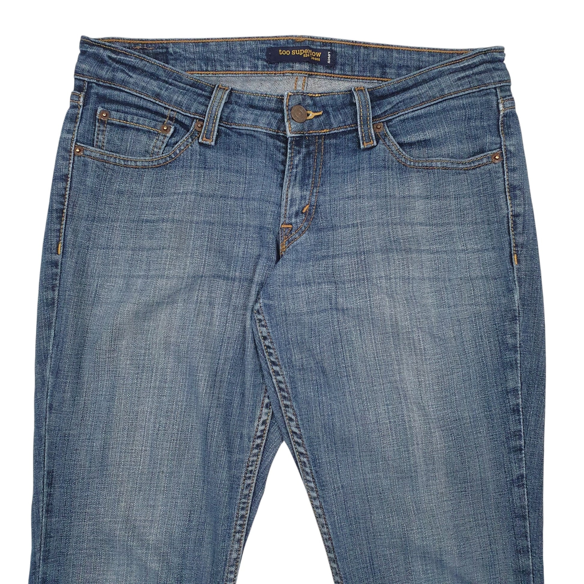 Womens Blue Levis Superlow Casual JeansW32 L38