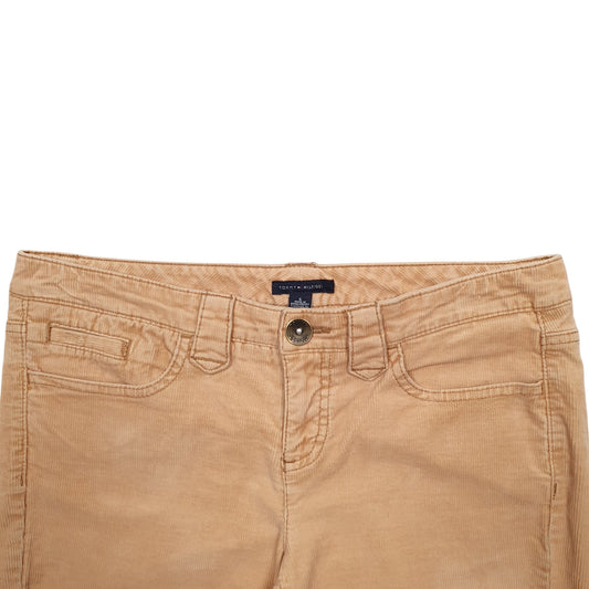Womens Beige Tommy Hilfiger  Corduroy Trousers