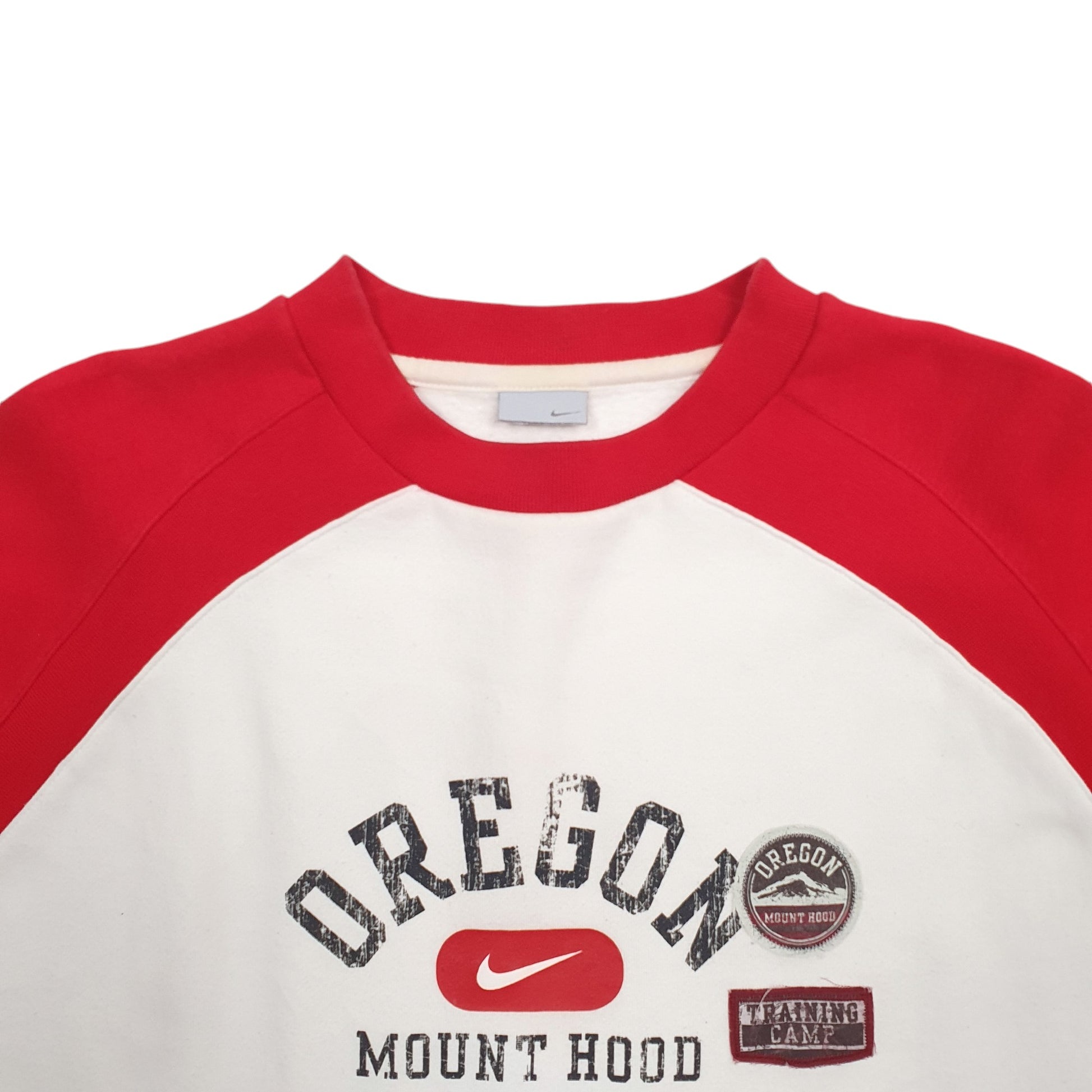 Mens White Nike Spellout Oregon  Jumper