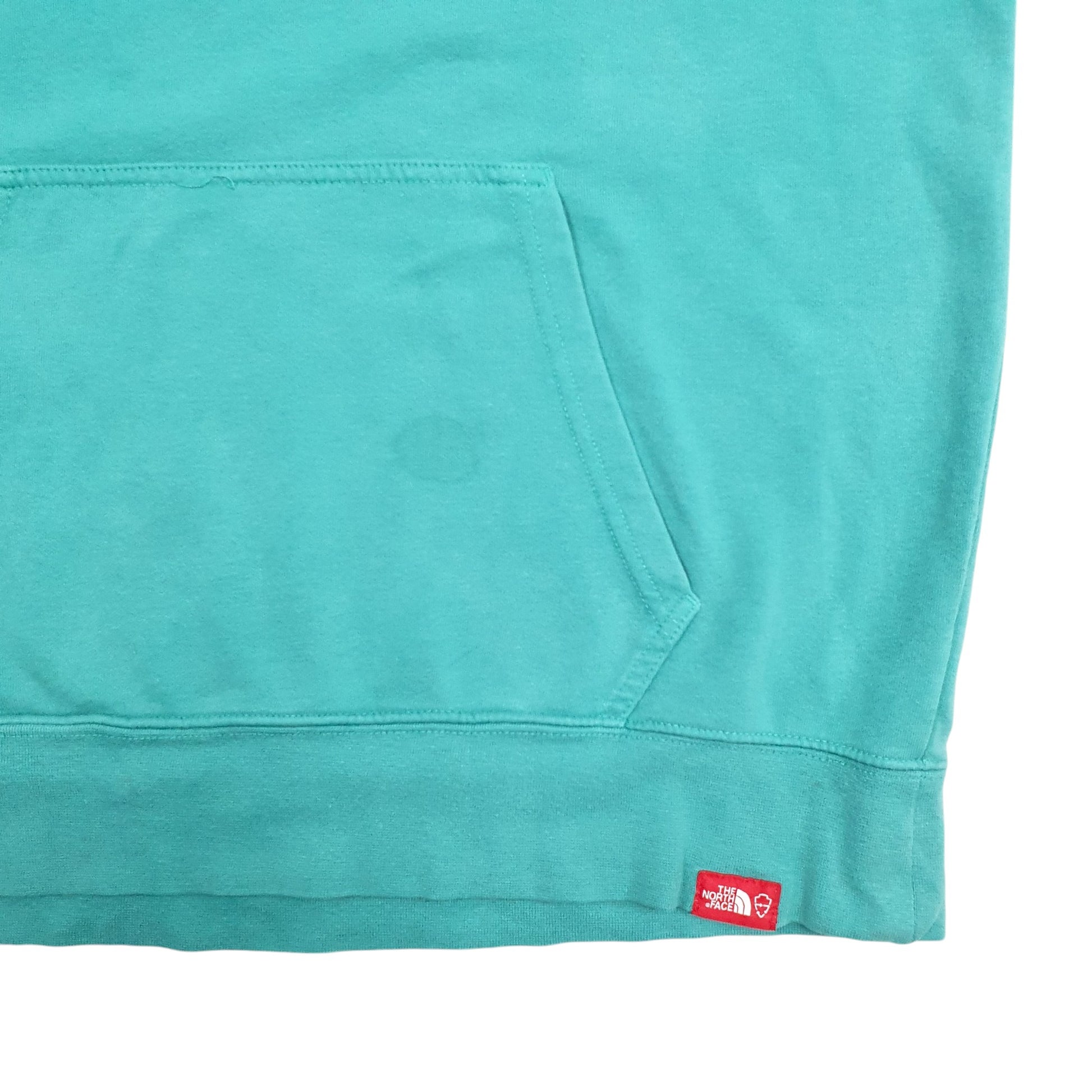 Mens Green The North Face Backprint Hoodie Jumper