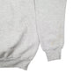 Mens Grey Jerzees Made In USA  Spellout Crewneck Jumper
