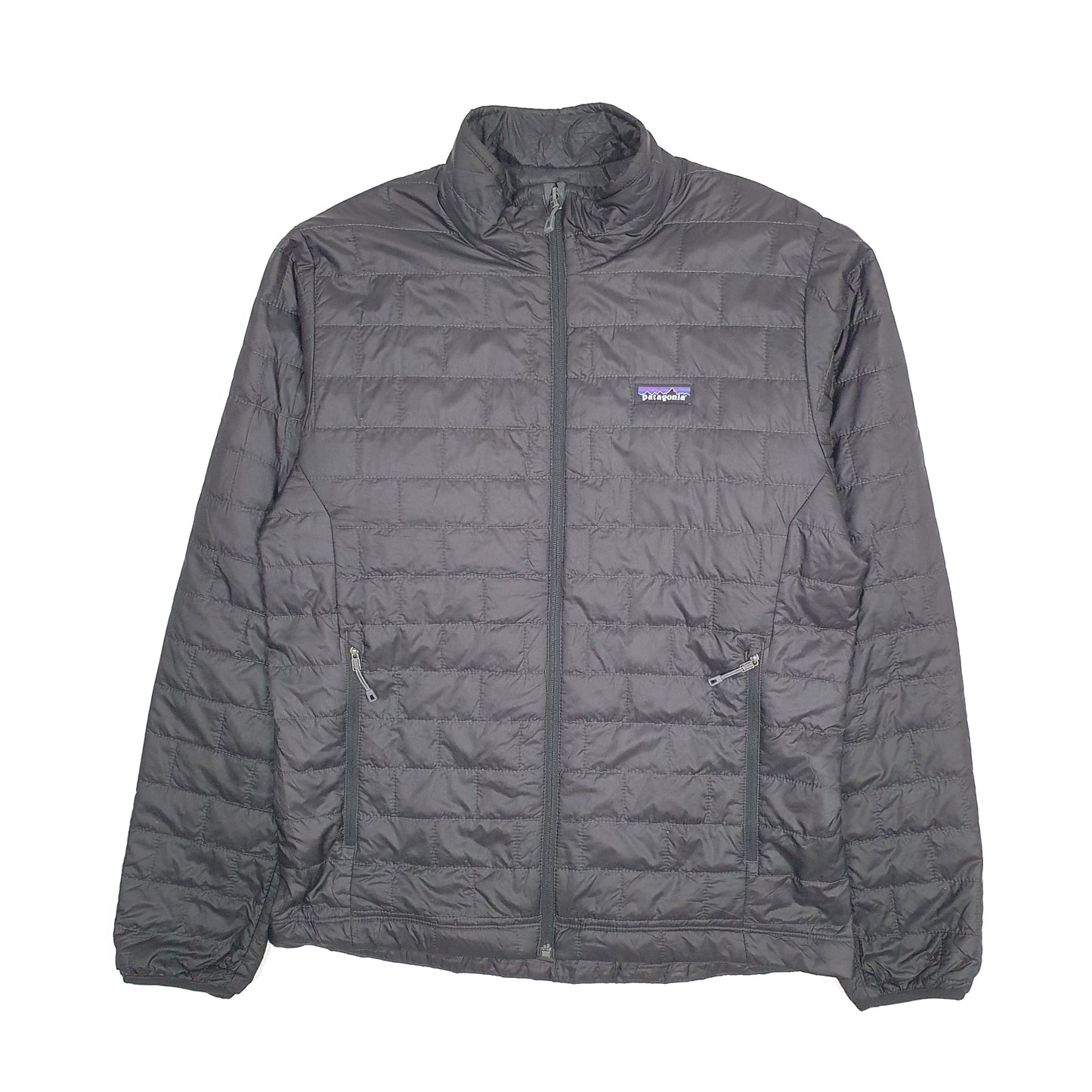Mens Black Patagonia Nano Puff Primaloft  Coat