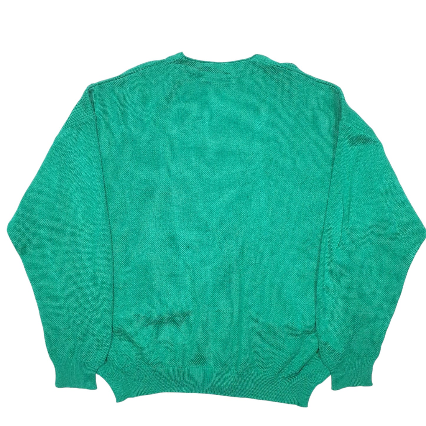 Mens Green Burberry Vintage Knit London Cardigan Jumper