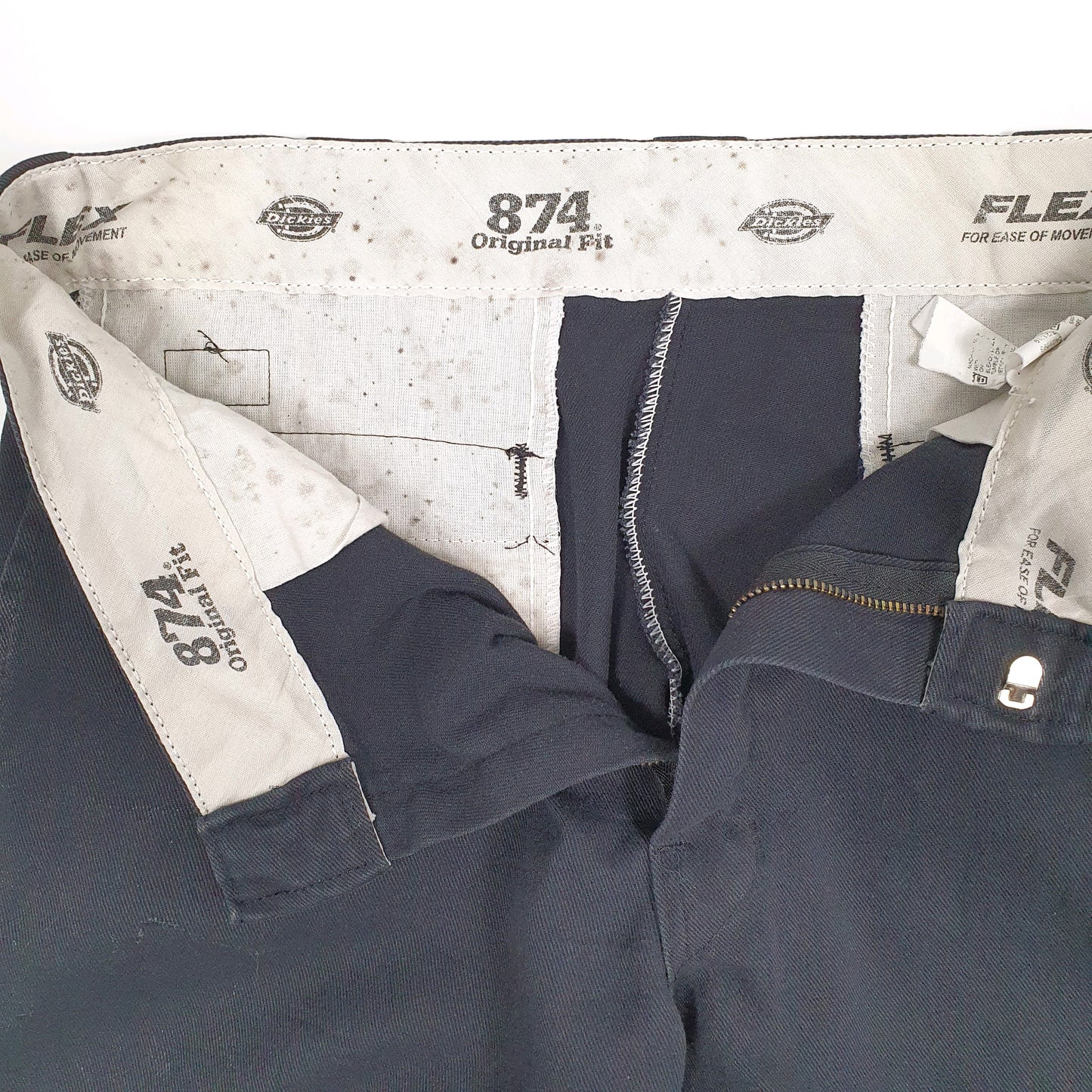 Mens Black Dickies 874 Original Fit Chino Trousers