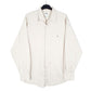Mens Cream Lacoste  Long Sleeve Shirt