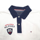 Mens White Tommy Hilfiger USA Short Sleeve Polo Shirt