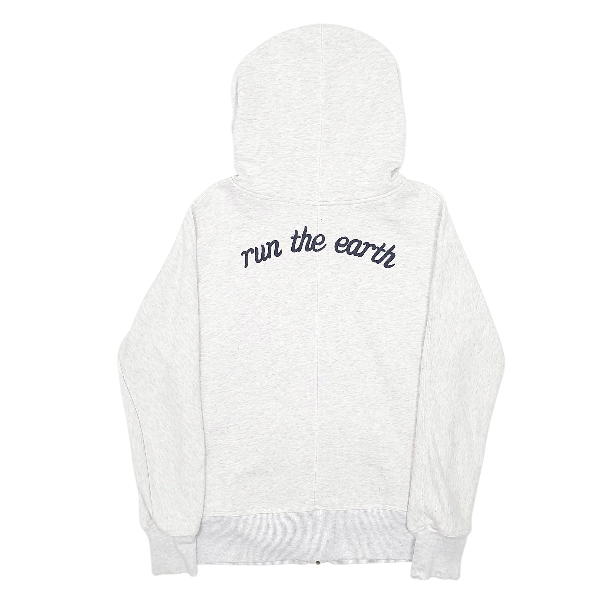 Mens Grey Nike Vintage Full Zip Jumper