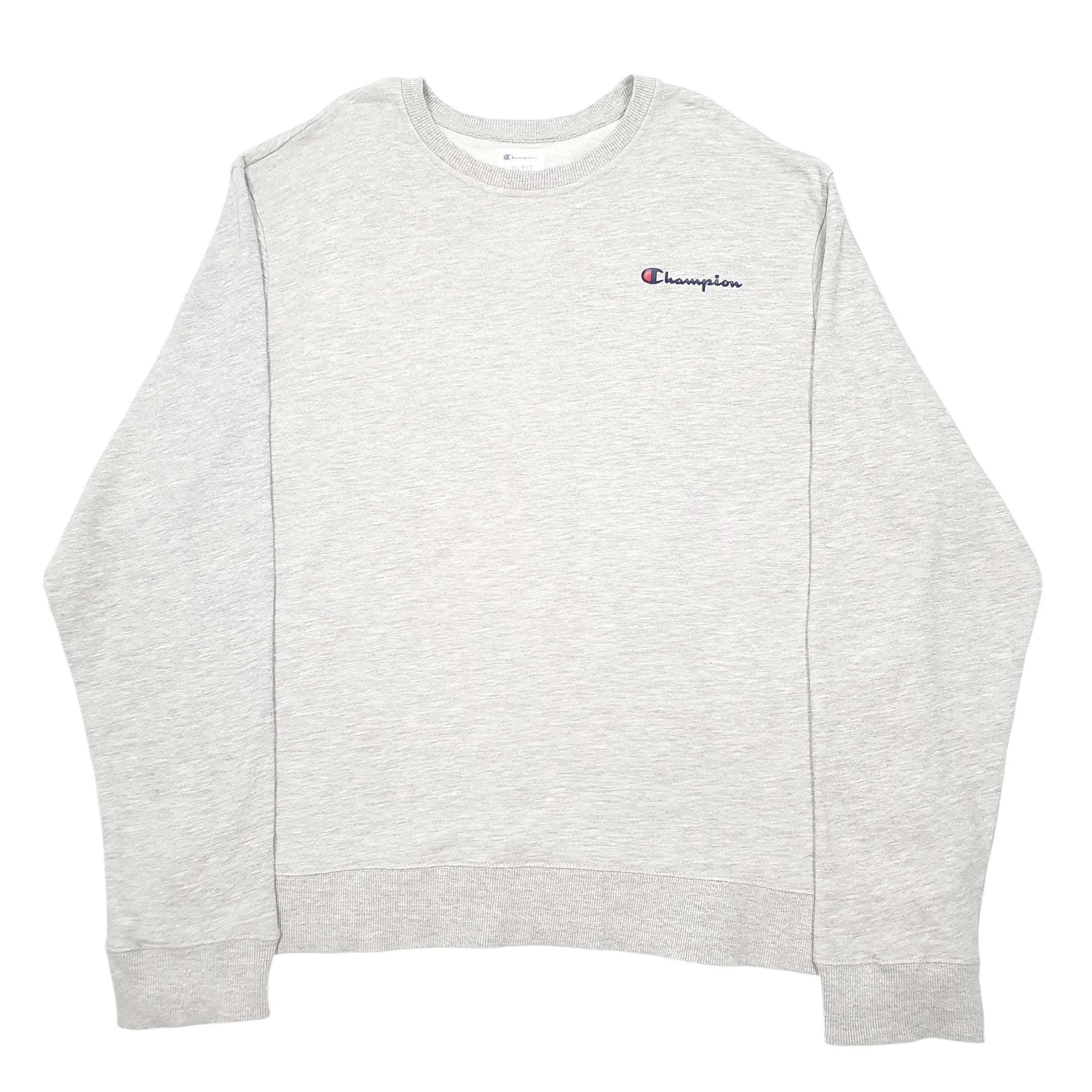 Mens Grey Champion  Crewneck Jumper