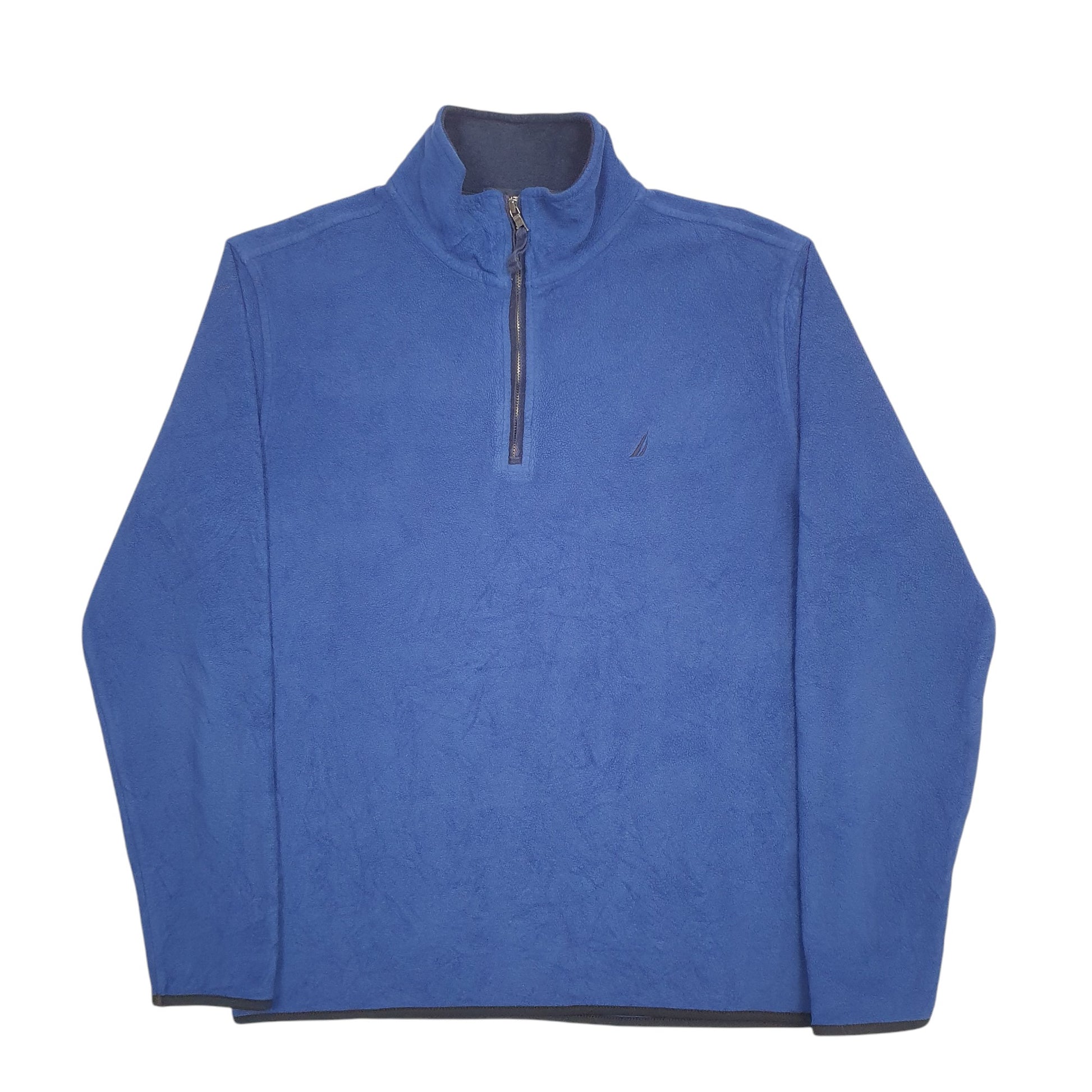 Mens Blue Nautica  Quarter Zip Jumper