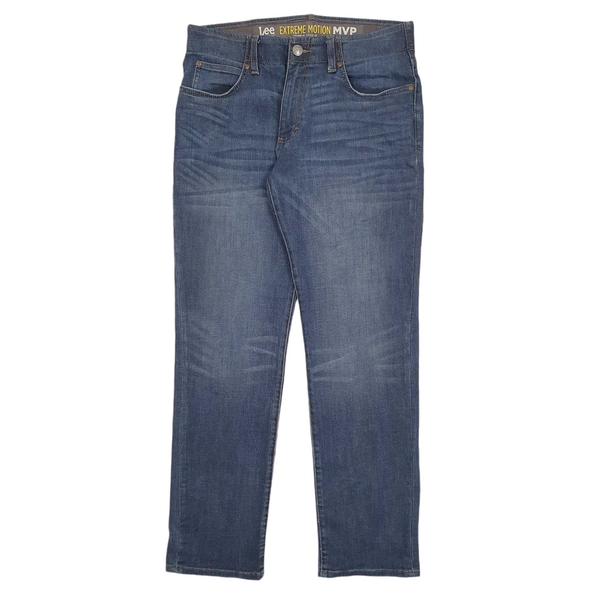 Mens Blue Lee Extreeme Motion Stretch Fit Casual JeansW33 L32