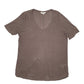 Womens Grey Fat Face  Short Sleeve T Shirt