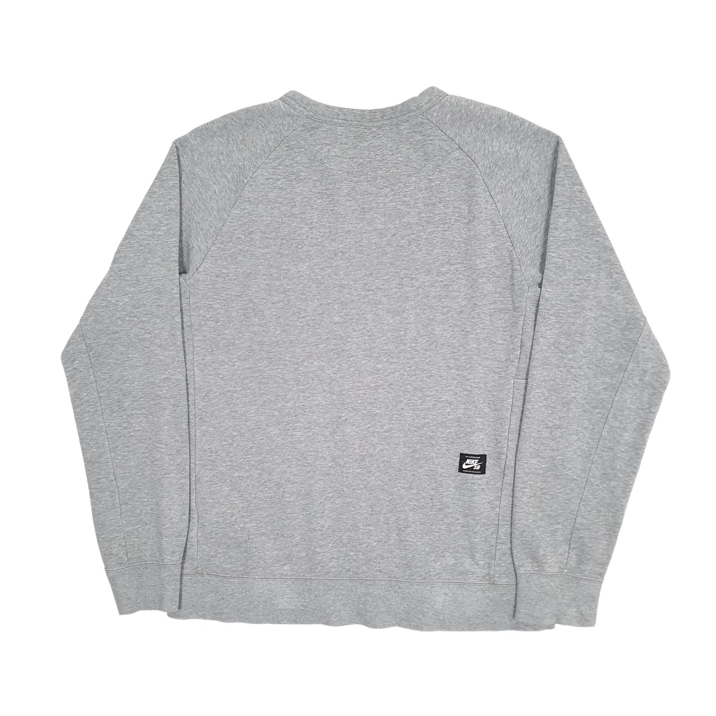 Mens Grey Nike SB Skateboarding Crewneck Jumper