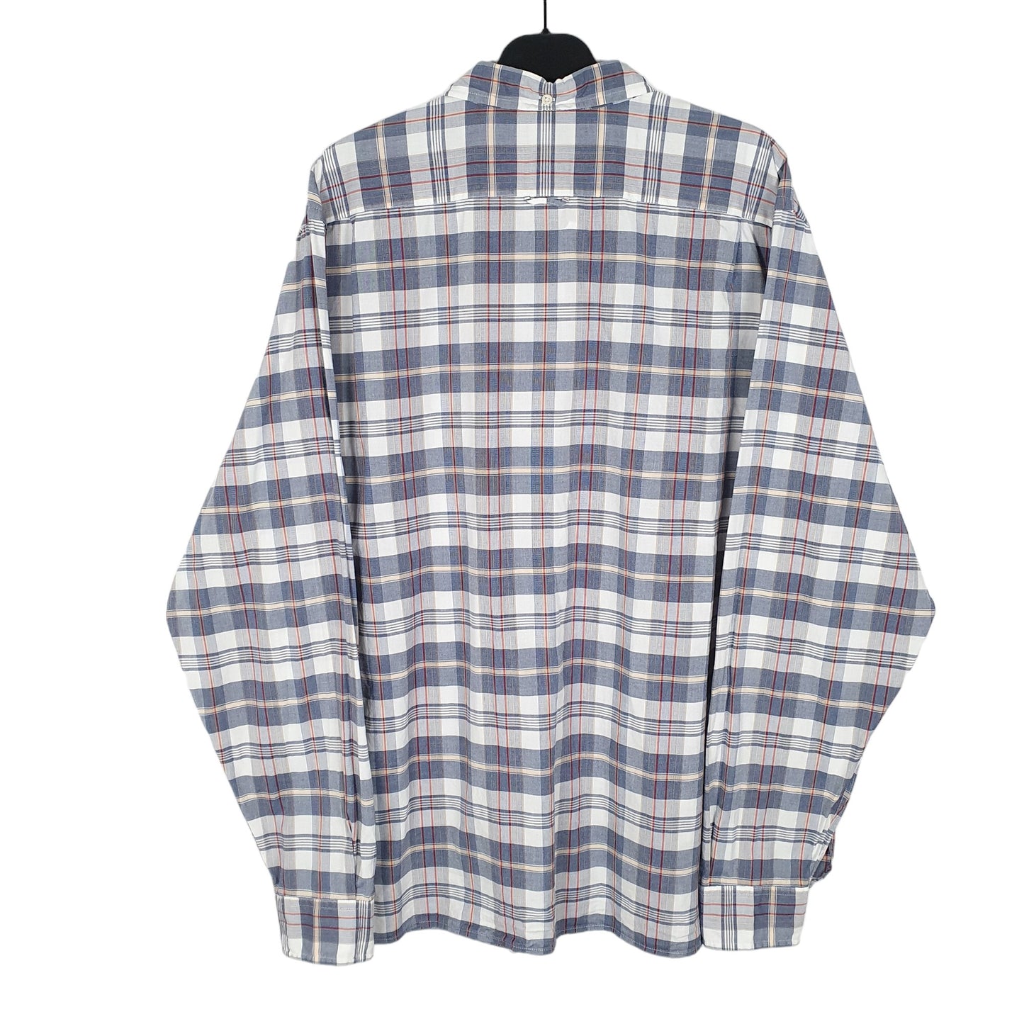 Mens White Lacoste  Long Sleeve Shirt