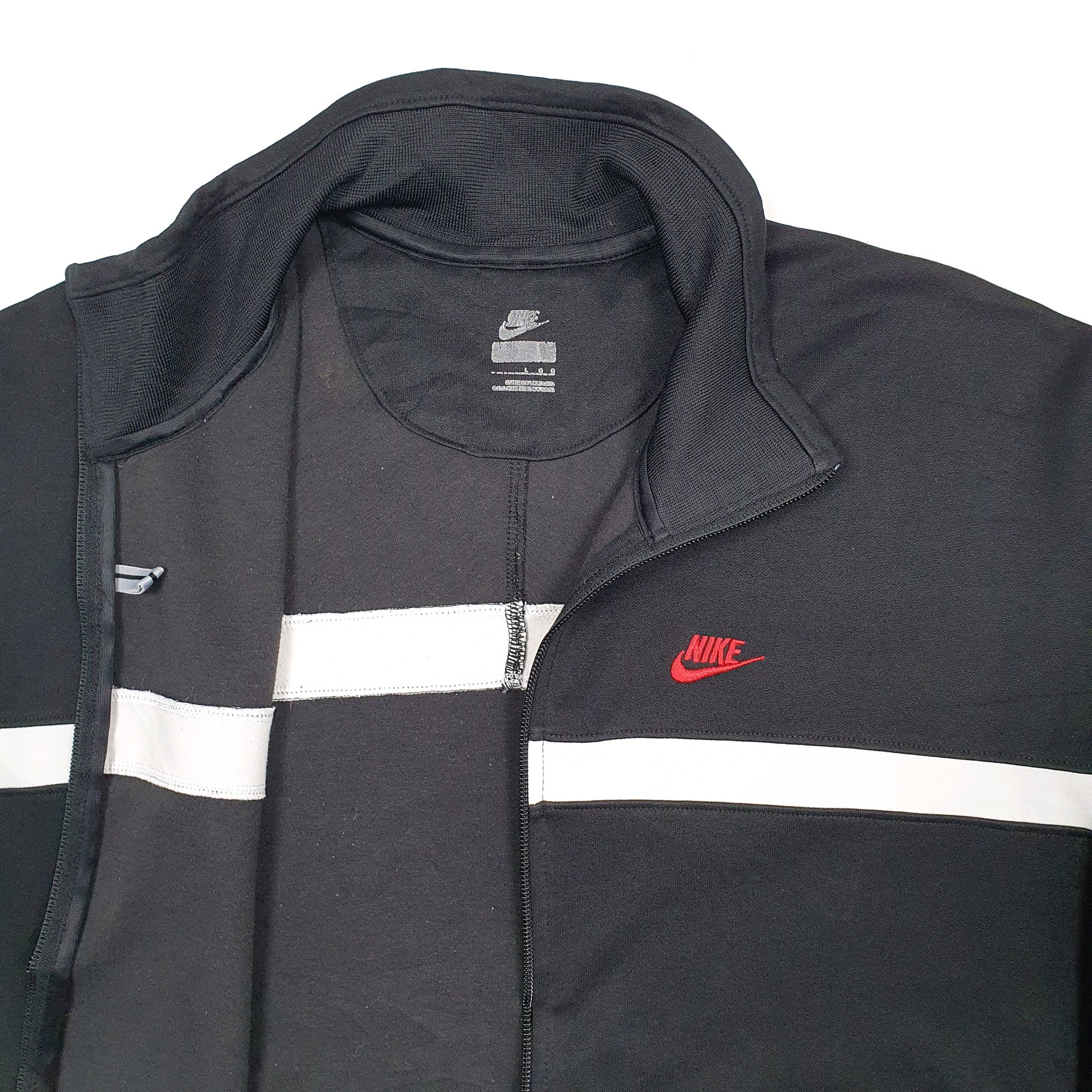 Mens Black Nike Tracksuit Top Full Zip Jumper