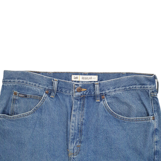 Mens Blue Lee  Regular JeansW38 L32