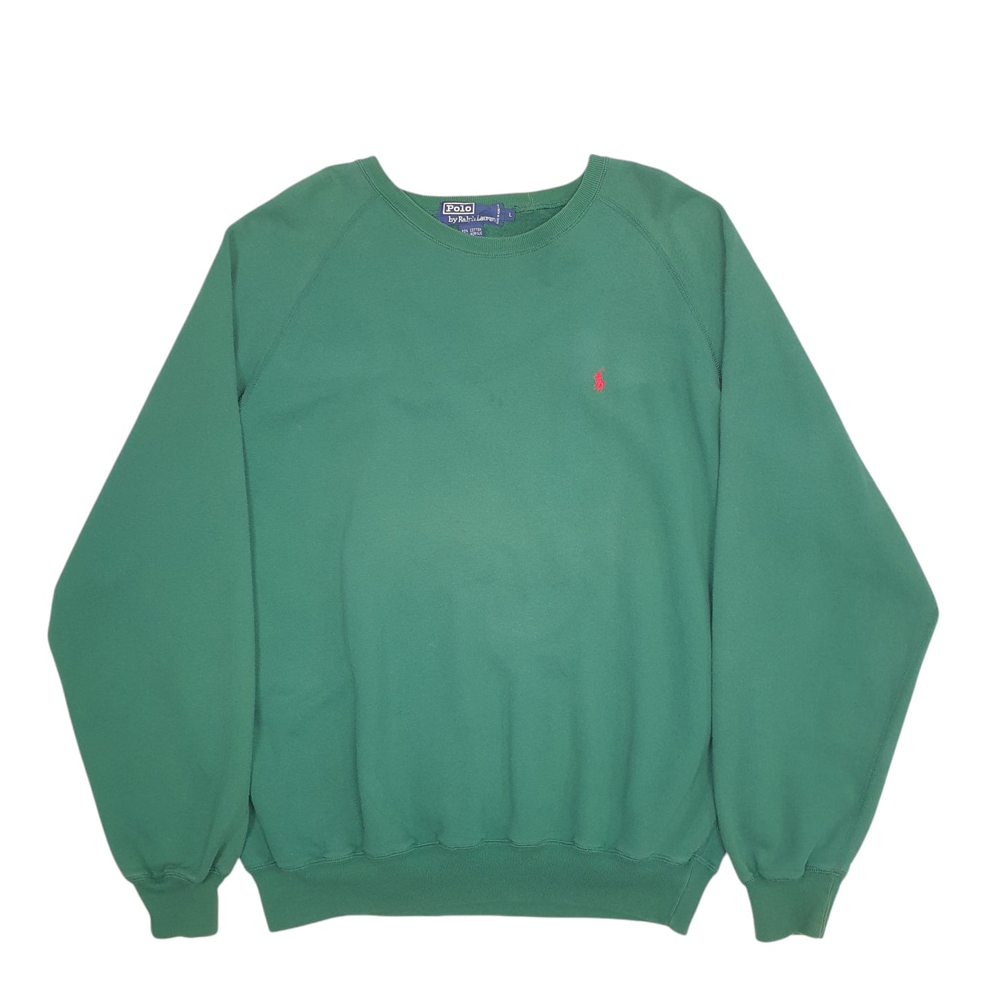Mens Green Ralph Lauren  Crewneck Jumper