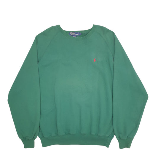 Mens Green Ralph Lauren  Crewneck Jumper