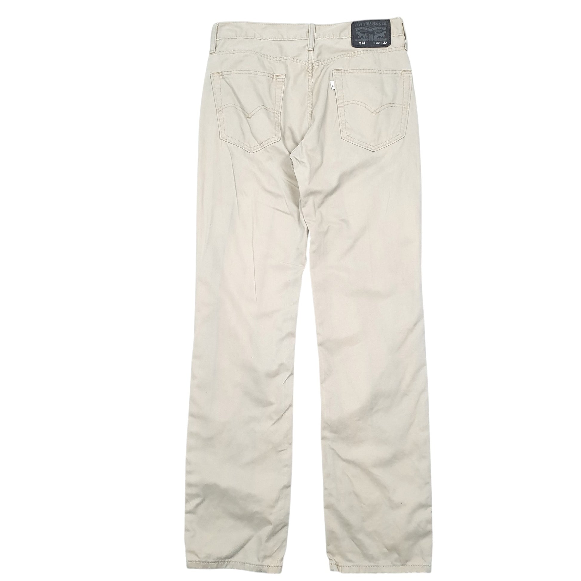 Mens Beige Levis 514 Chino Trousers