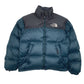 Mens Blue The North Face Nuptse 700 Hooded  Coat