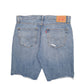 Mens Blue Levis Denim Jeans Jorts 511 Cut-off Denim Shorts