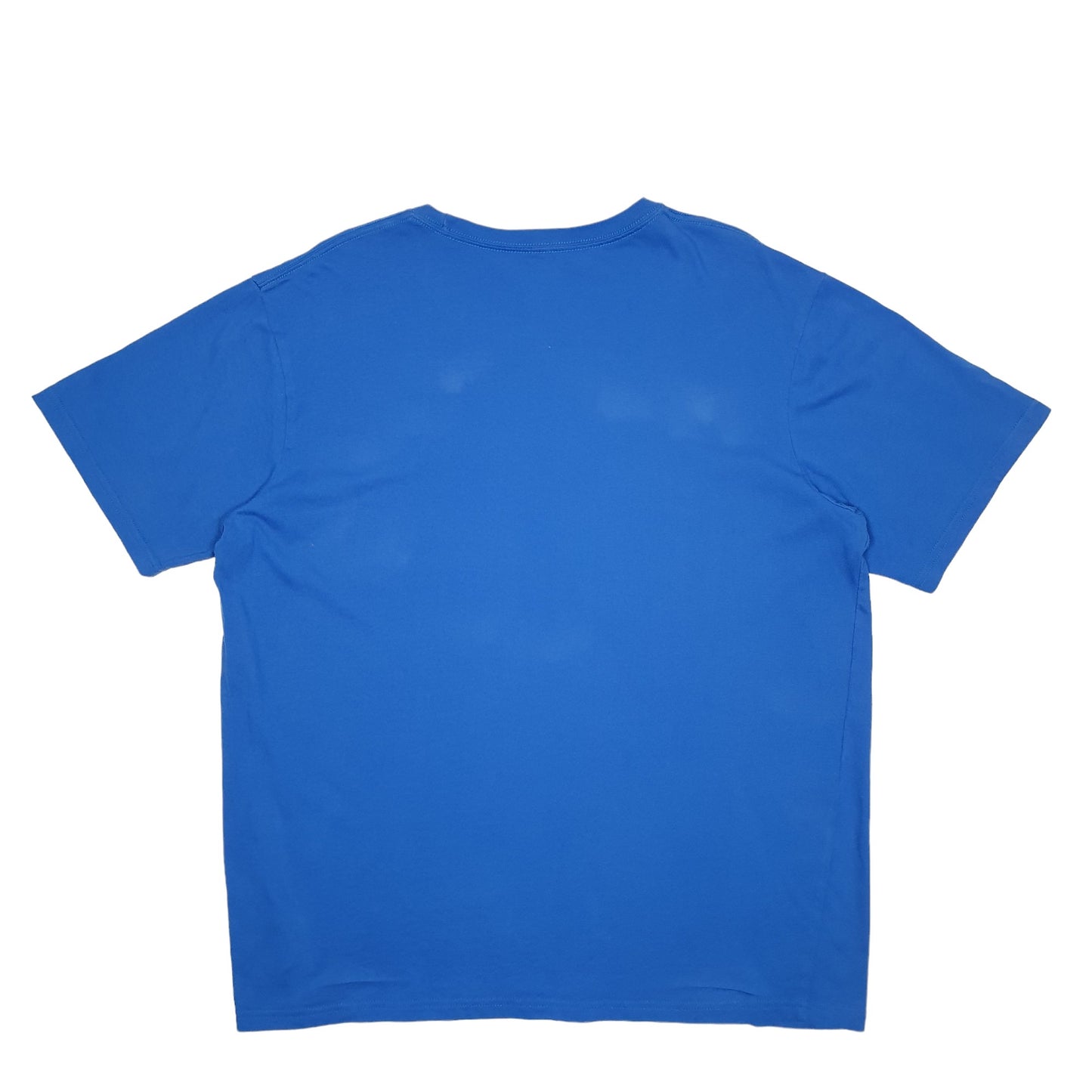 Mens Blue Reebok Spellout Short Sleeve T Shirt