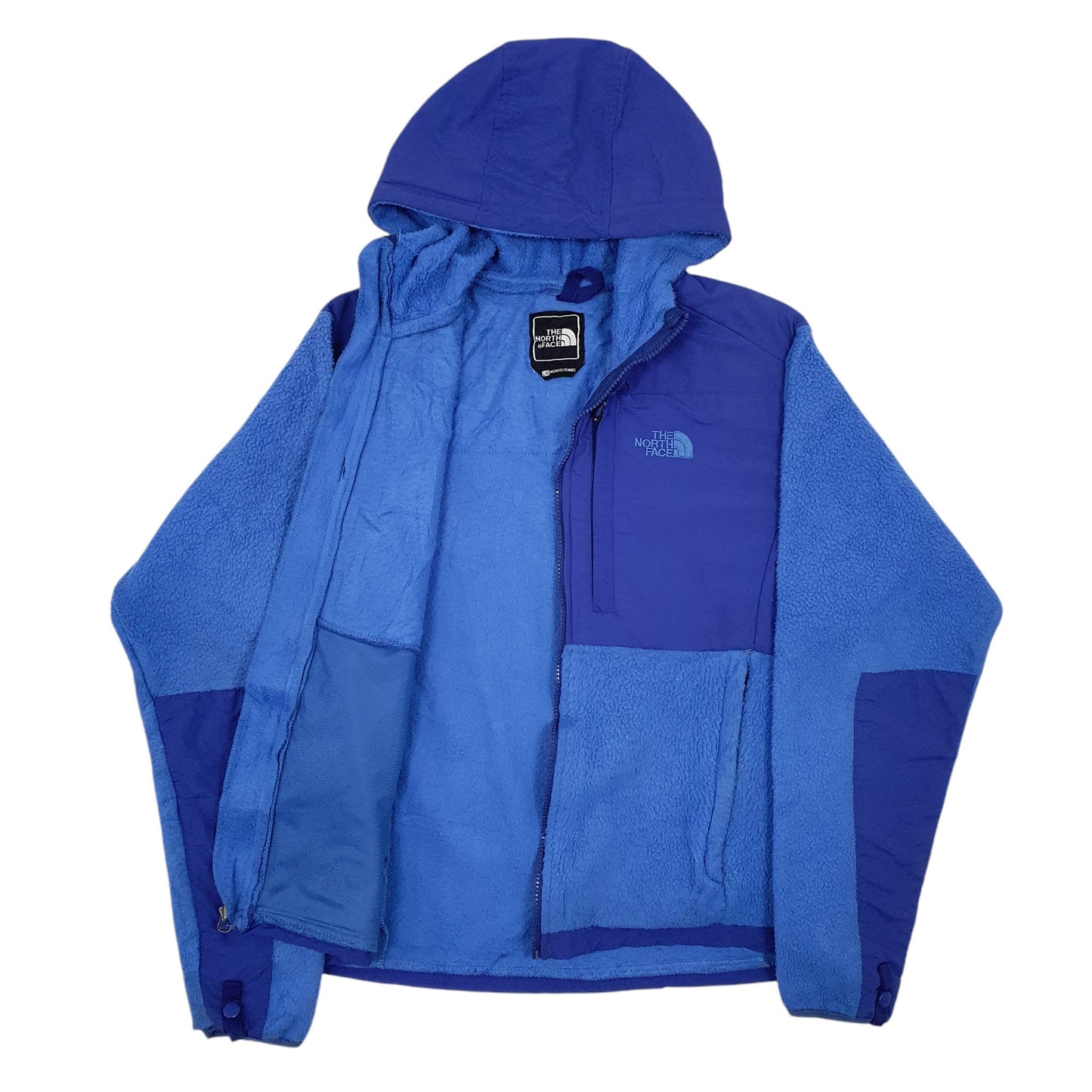 Womens Blue The North Face Hooded Full Zip Jumper