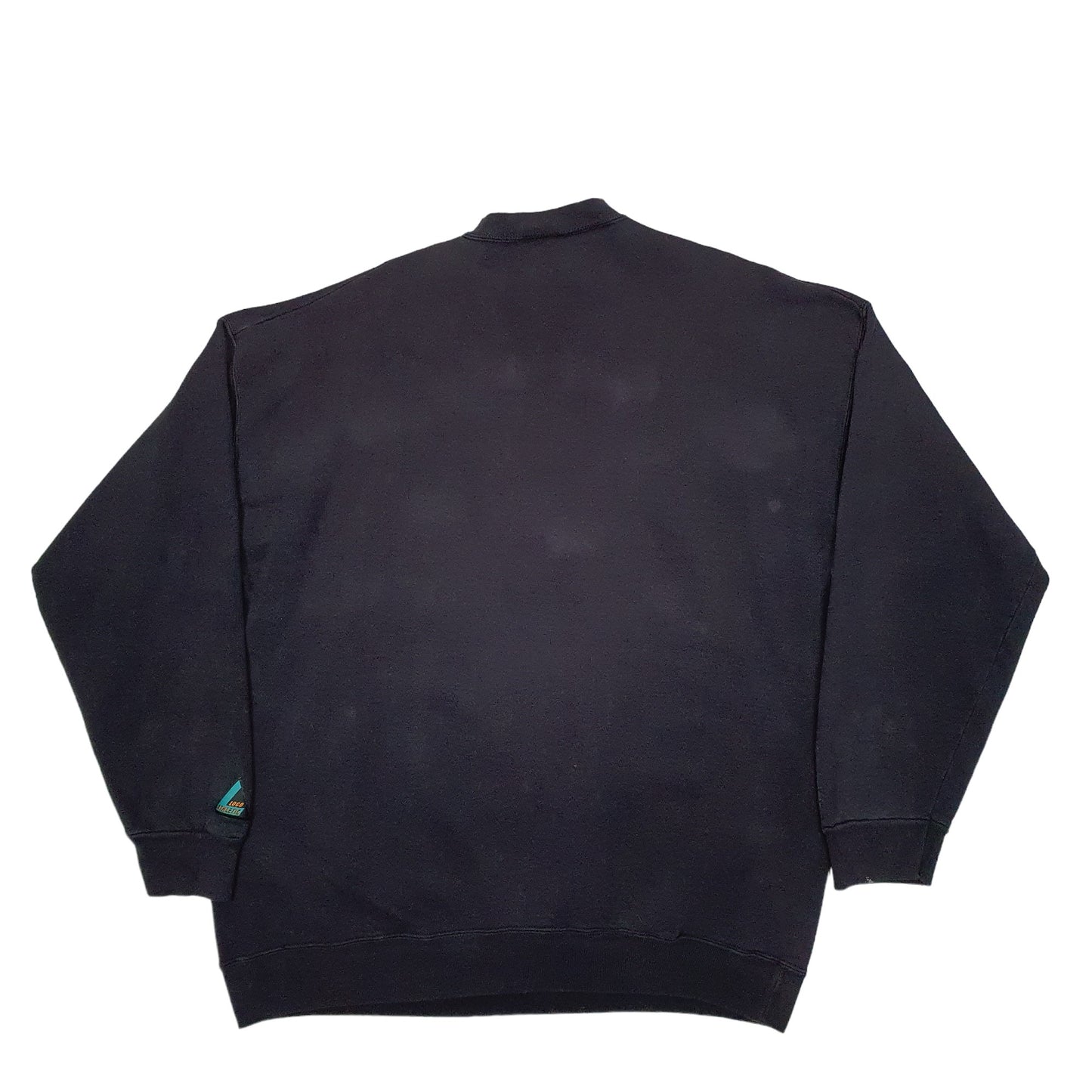 Mens Black Logo Athletic San Francisco 49ers Football Crewneck Jumper