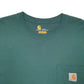 Mens Green Carhartt  Short Sleeve T Shirt
