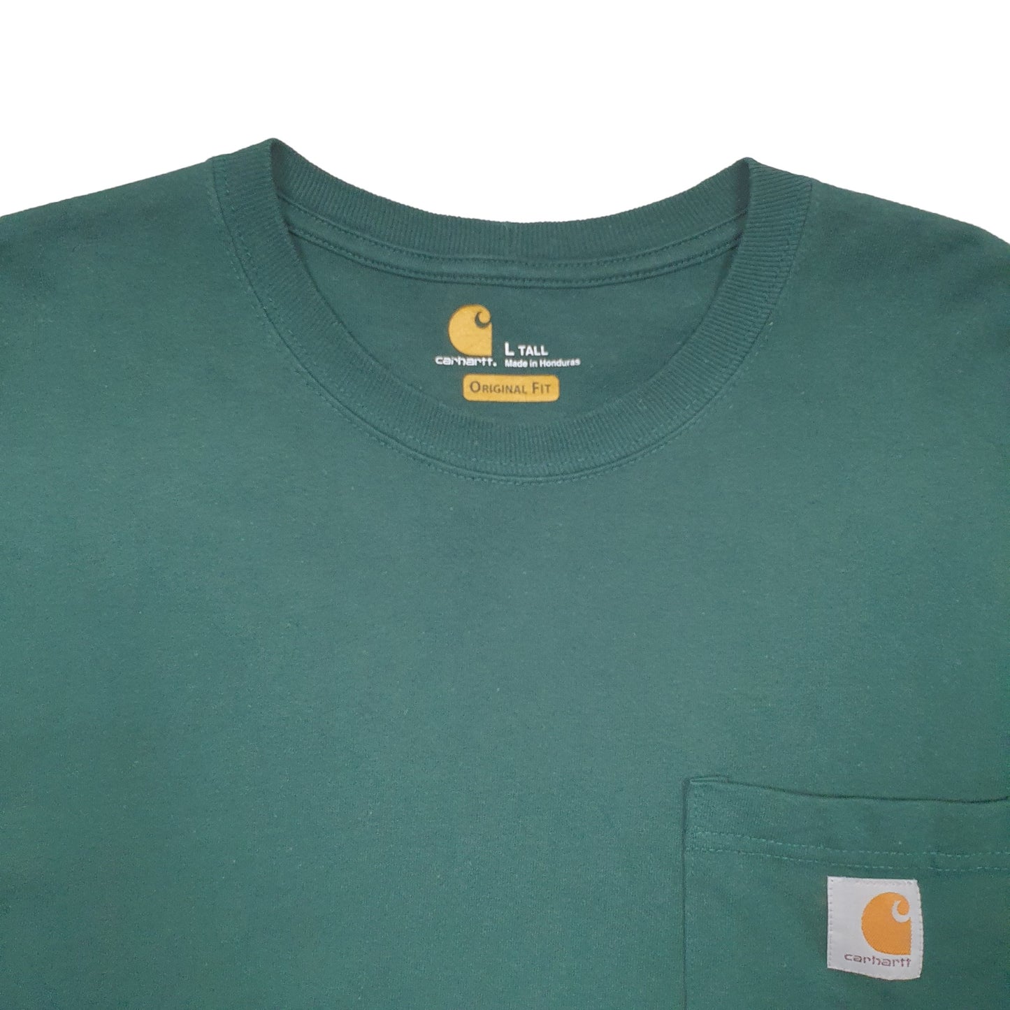 Mens Green Carhartt  Short Sleeve T Shirt