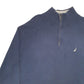 Mens Navy Nautica  Quarter Zip Jumper