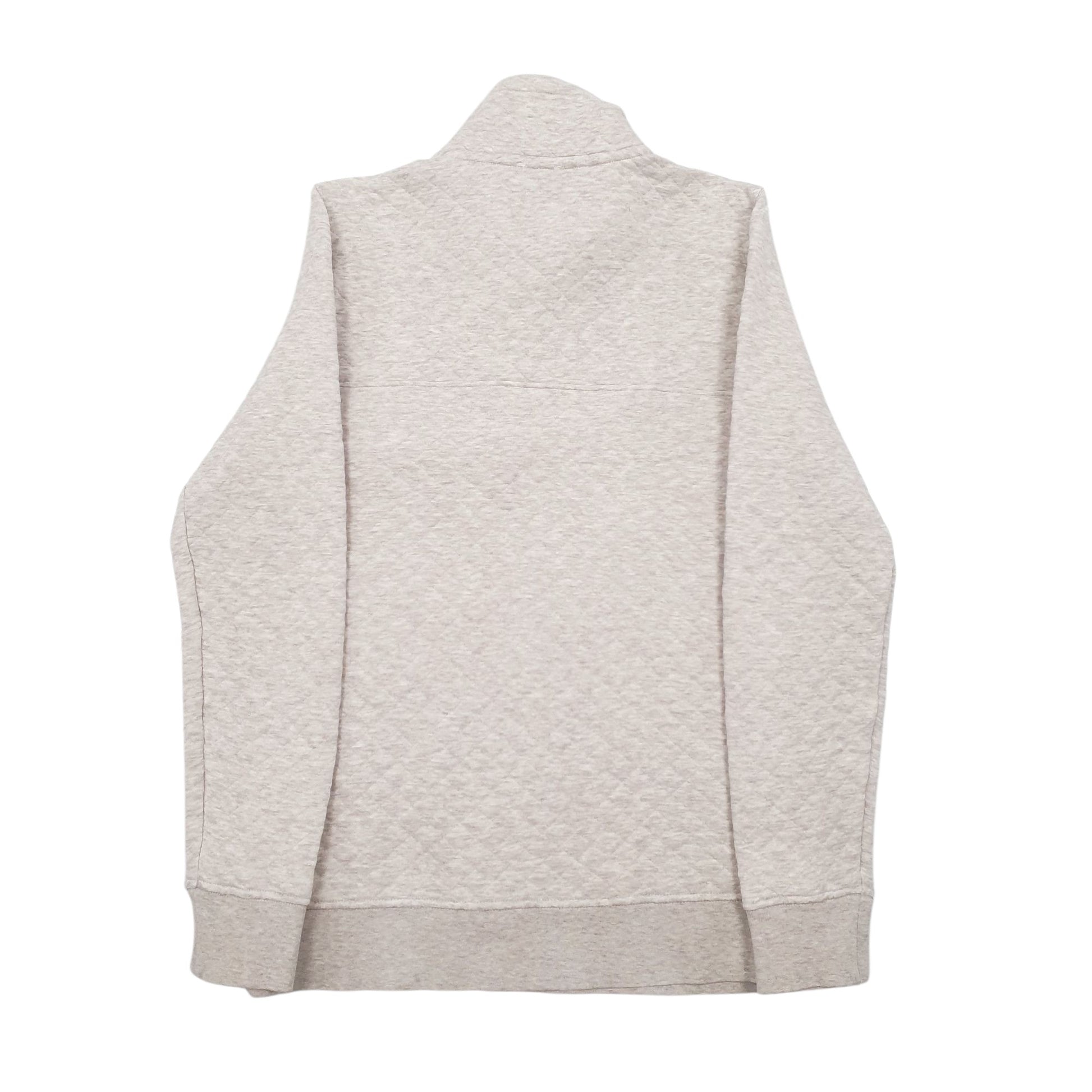 Womens Grey Patagonia Quilt Snap-T Pullover Quarter Zip Jumper