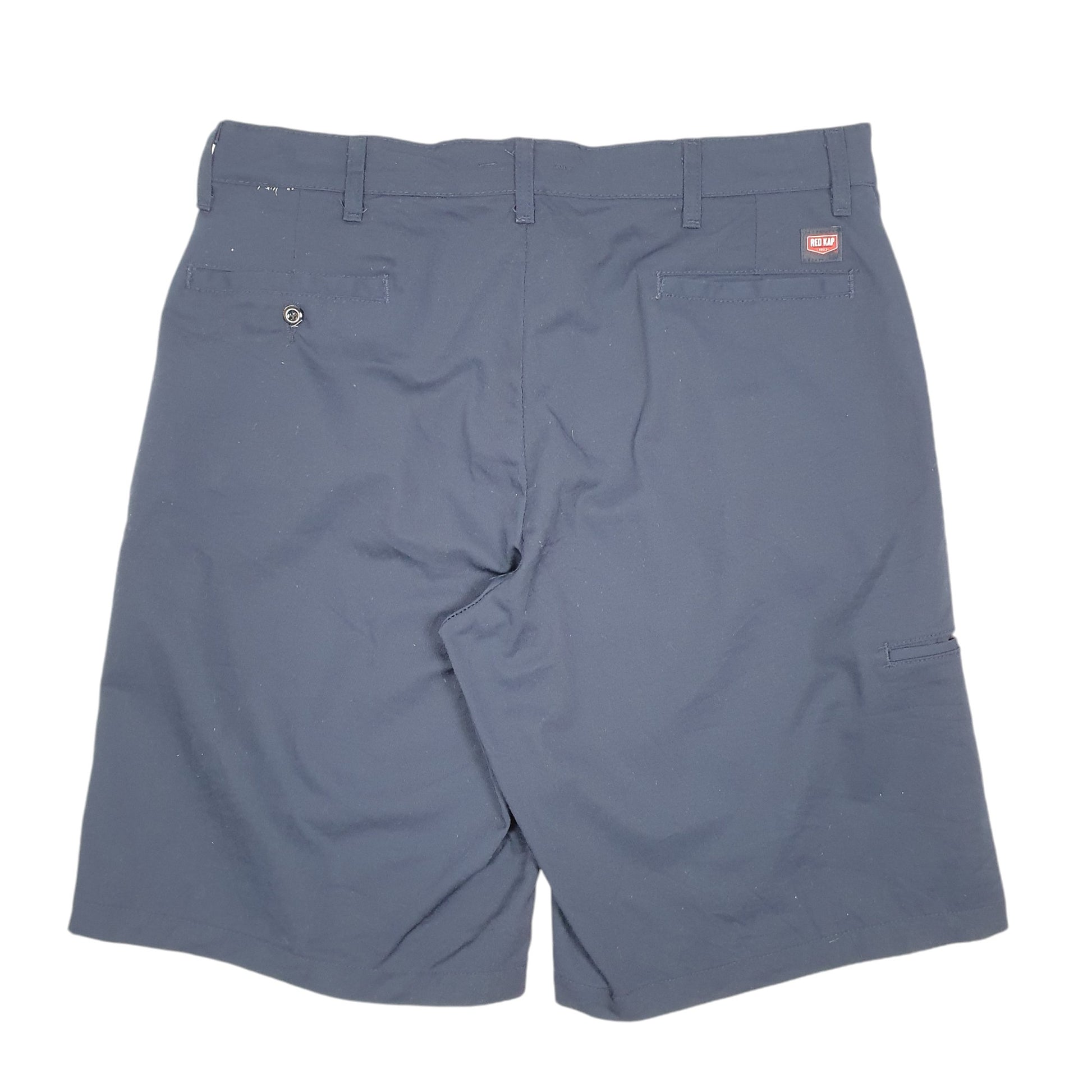 Mens Navy Red Kap Workwear USA Chino Shorts