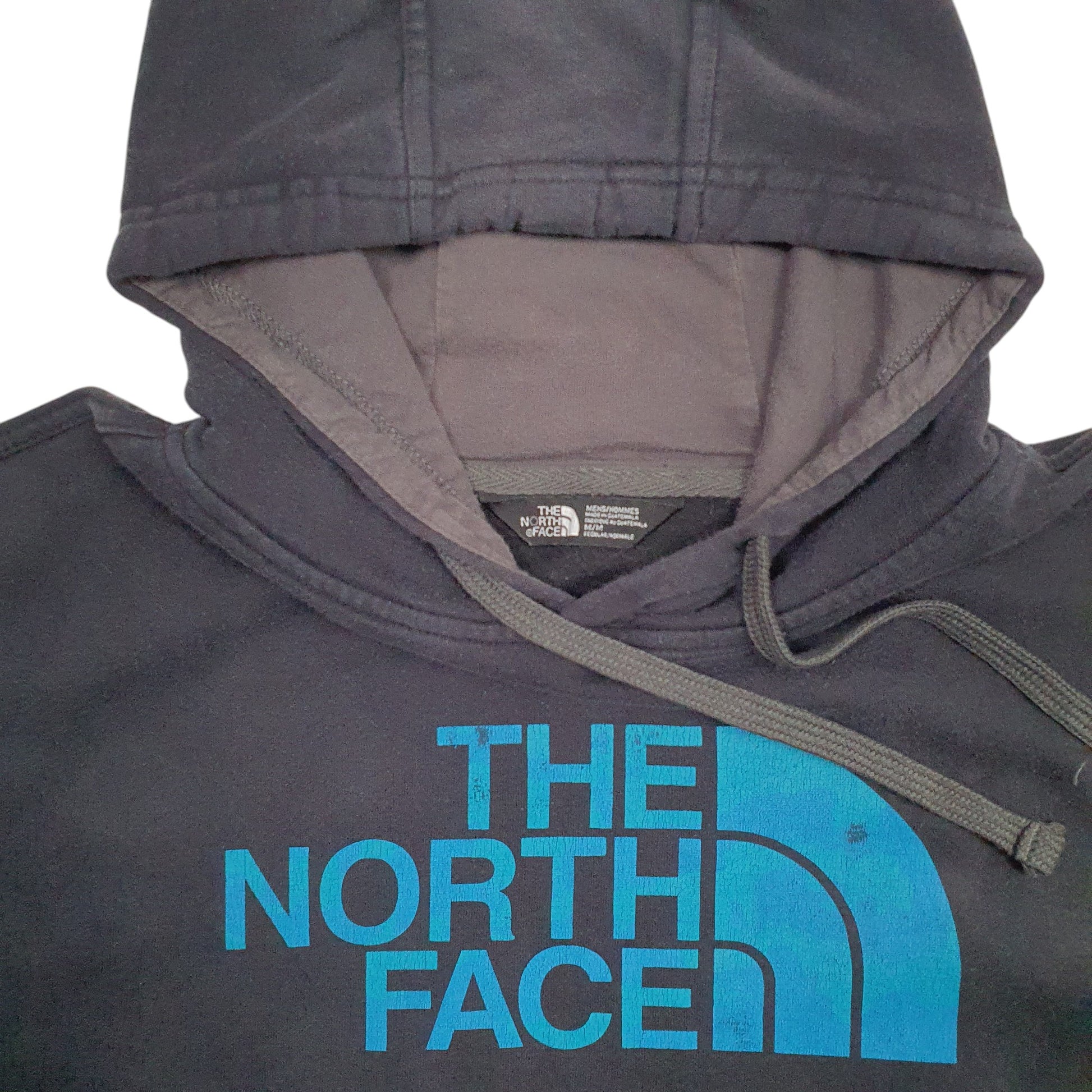 Mens Black The North Face Spellout Hoodie Jumper