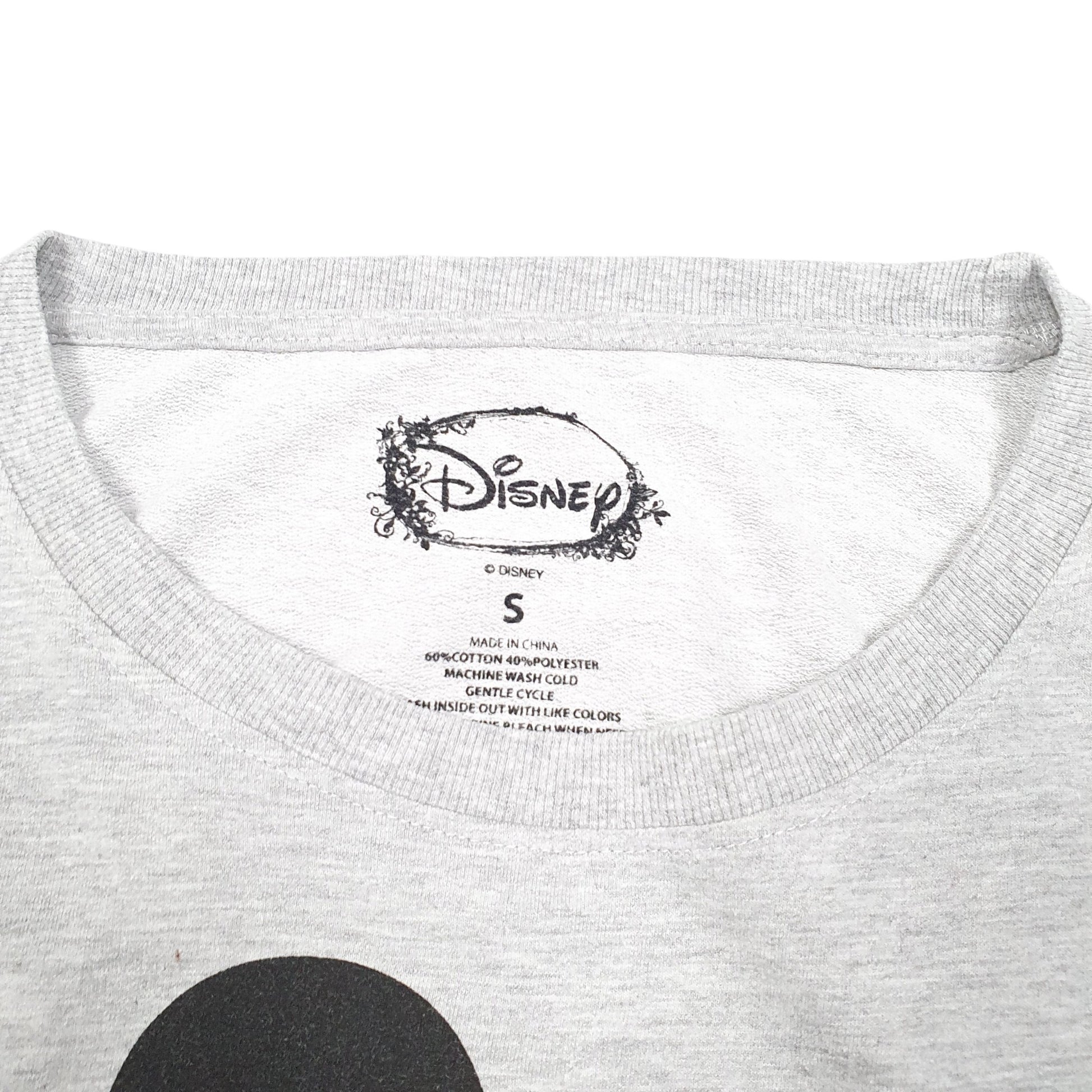 Mens Grey Disney Mickey Mouse Crewneck Jumper