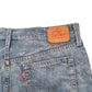 Womens Blue Levis 501 Jorts Hot Pants Denim Shorts