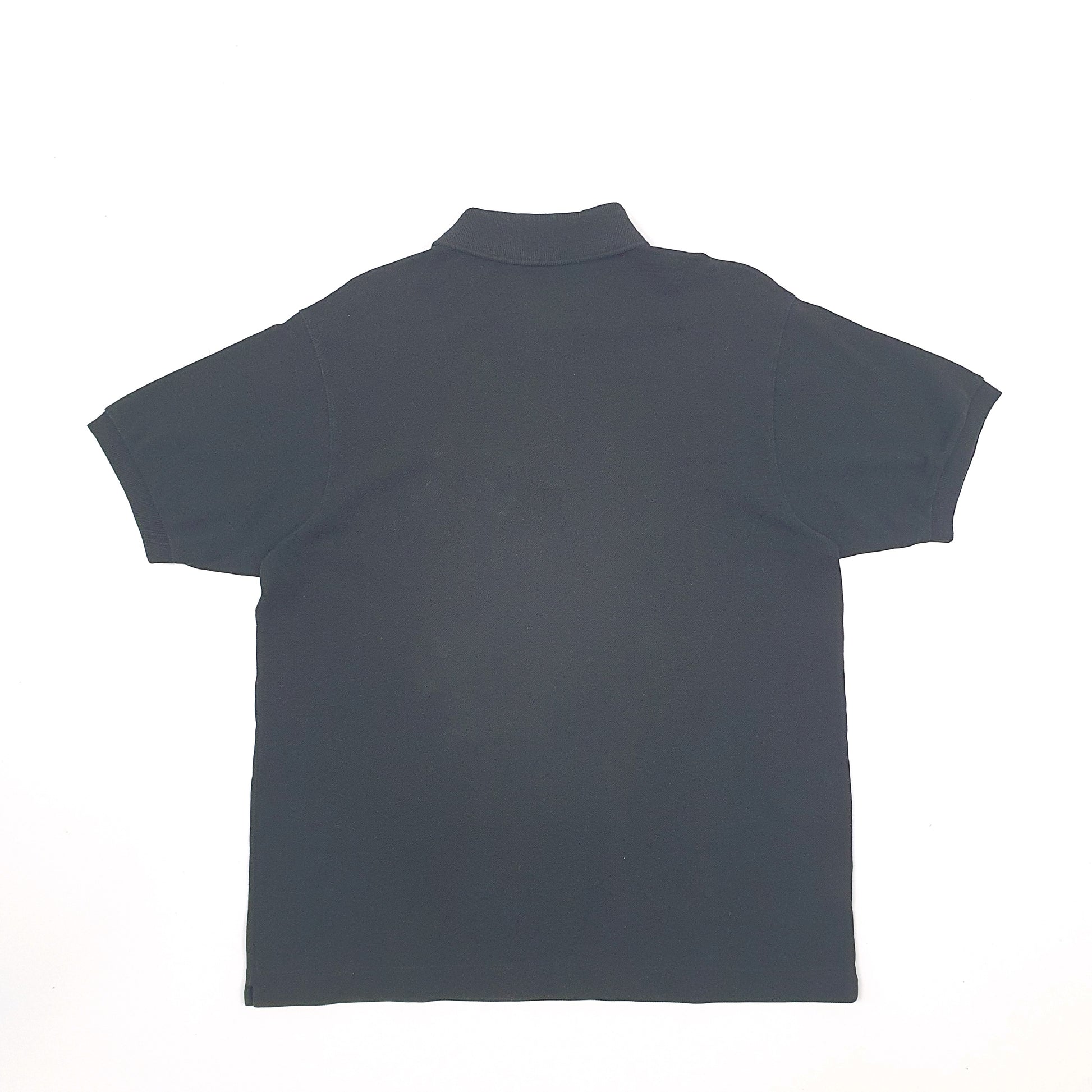 Mens Black Lacoste  Short Sleeve Polo Shirt