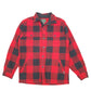 Mens Red Woolrich Vintage Hunting Mackinaw Overshirt Shacket Plaid  Coat