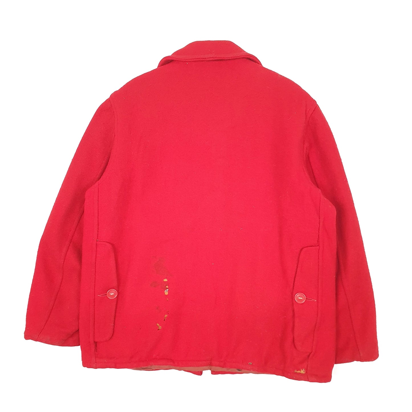 Mens Red Pine Crest Vintage 1960s Hunting Mackinaw Cruiser  Coat