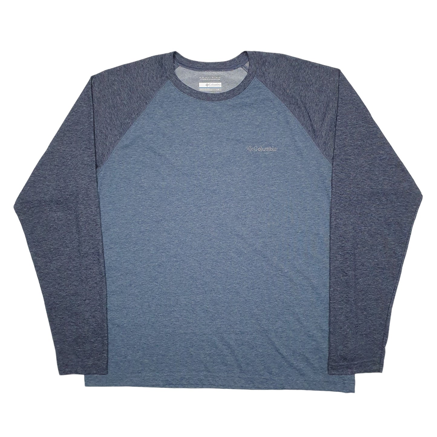 Mens Blue Columbia Sportswear  Long Sleeve T Shirt